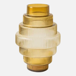 Petit vase en verre orange Steps - Pols Potten