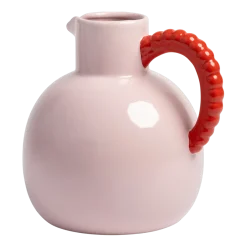 Pichet en grès perle rose 20,5cm - &Klevering