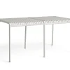 Pied central pour banc de jardin en acier peint crème Palissade - HAY