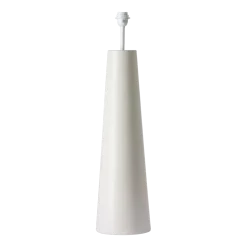 Pied de lampadaire conique en grès crème XL - HKliving