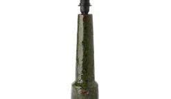 Pied de lampe rétro en grès vert - HKliving