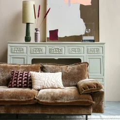 Pied de lampe rétro en grès vert - HKliving