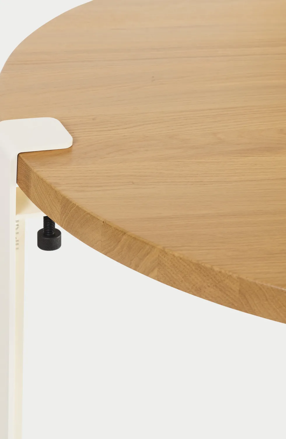 Pied de table en acier blanc crème 43 cm - TIPTOE