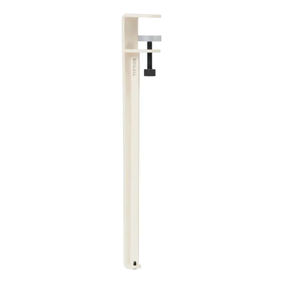 Pied de table en acier blanc crème 43 cm - TIPTOE