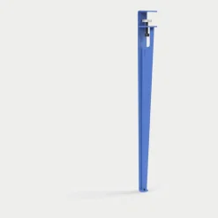 Pied de table en acier bleu azur 75cm - TIPTOE