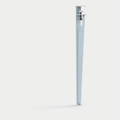 Pied de table en acier bleu pâle 75cm - TIPTOE