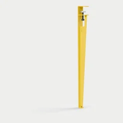 Pied de table en acier jaune brioche 75cm - TIPTOE