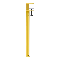 Pied de table en acier jaune brioche 43 cm - TIPTOE