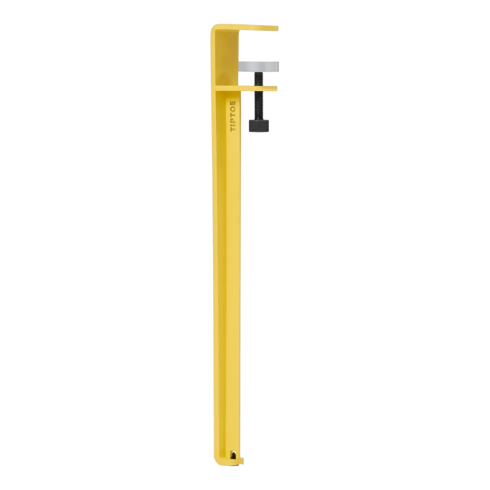 Pied de table en acier jaune brioche 43 cm - TIPTOE