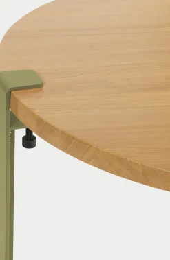 Pied de table en acier kaki 43 cm - TIPTOE