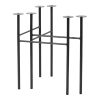 2 Pieds de table noirs W68 Mingle - Ferm Living
