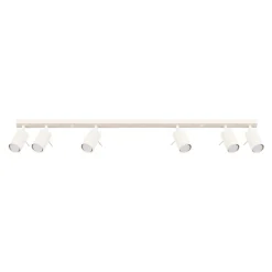 Plafonnier en acier beige118x6x16cm Ring 6L - Sollux