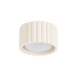 Plafonnier en aluminium beige 10x6cm Aura 1 - Sollux