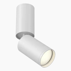 Plafonnier en aluminium blanc 19,2 x 5,2 cm Focus S - Maytoni