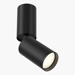 Plafonnier en aluminium noir 19,2 x 5,2 cm Focus S - Maytoni