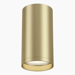 Plafonnier en aluminium or mat 10 x 5,2 cm Focus S - Maytoni
