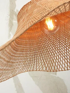 Plafonnier en bambou naturel 50x15 cm Ibiza - Good & Mojo
