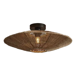 Plafonnier en bambou naturel 55x14 cm Iguazu - Good & Mojo