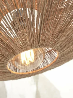 Plafonnier en bambou naturel 55x14 cm Iguazu - Good & Mojo