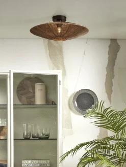 Plafonnier en bambou naturel 55x14 cm Iguazu - Good & Mojo