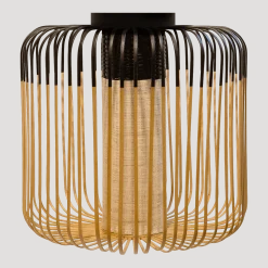Plafonnier en bambou noir M Bamboo - Forestier