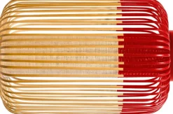 Plafonnier en bambou rouge L Bamboo - Forestier