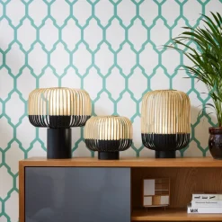 Plafonnier en bambou rouge M Bamboo - Forestier