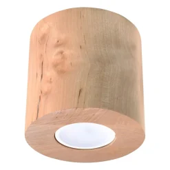 Plafonnier en bois naturel 10cm Orbis - Sollux