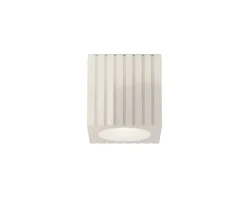 Plafonnier en céramique blanc 22cm Metra - Ferroluce