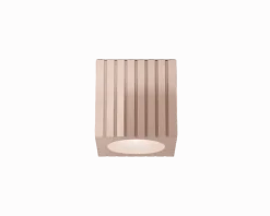 Plafonnier en céramique greige 22cm Metra - Ferroluce