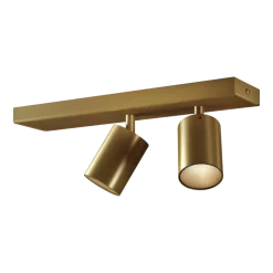 Plafonnier en métal bronze Carl2 - Panzeri