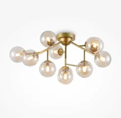 Plafonnier en métal doré 60 cm Dallas - Maytoni
