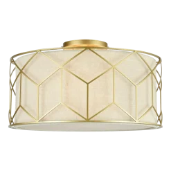 Plafonnier en métal doré 43 cm Messina - Maytoni