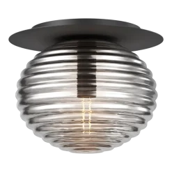 Plafonnier en métal noir 32x28cm Reels - Maytoni