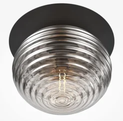 Plafonnier en métal noir 32x28cm Reels - Maytoni