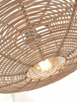 Plafonnier en rotin naturel 55x14 cm Tanami - Good & Mojo