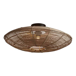Plafonnier en rotin naturel 55x14 cm Tanami - Good & Mojo