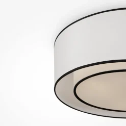 Plafonnier en tissus blanc Bergamo - Maytoni
