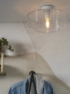 Plafonnier en verre clair 35cm Verona - It's about Romi