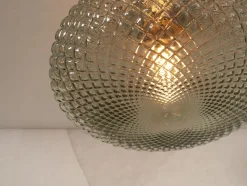 Plafonnier en verre or vert 44cm Venise - It's about Romi