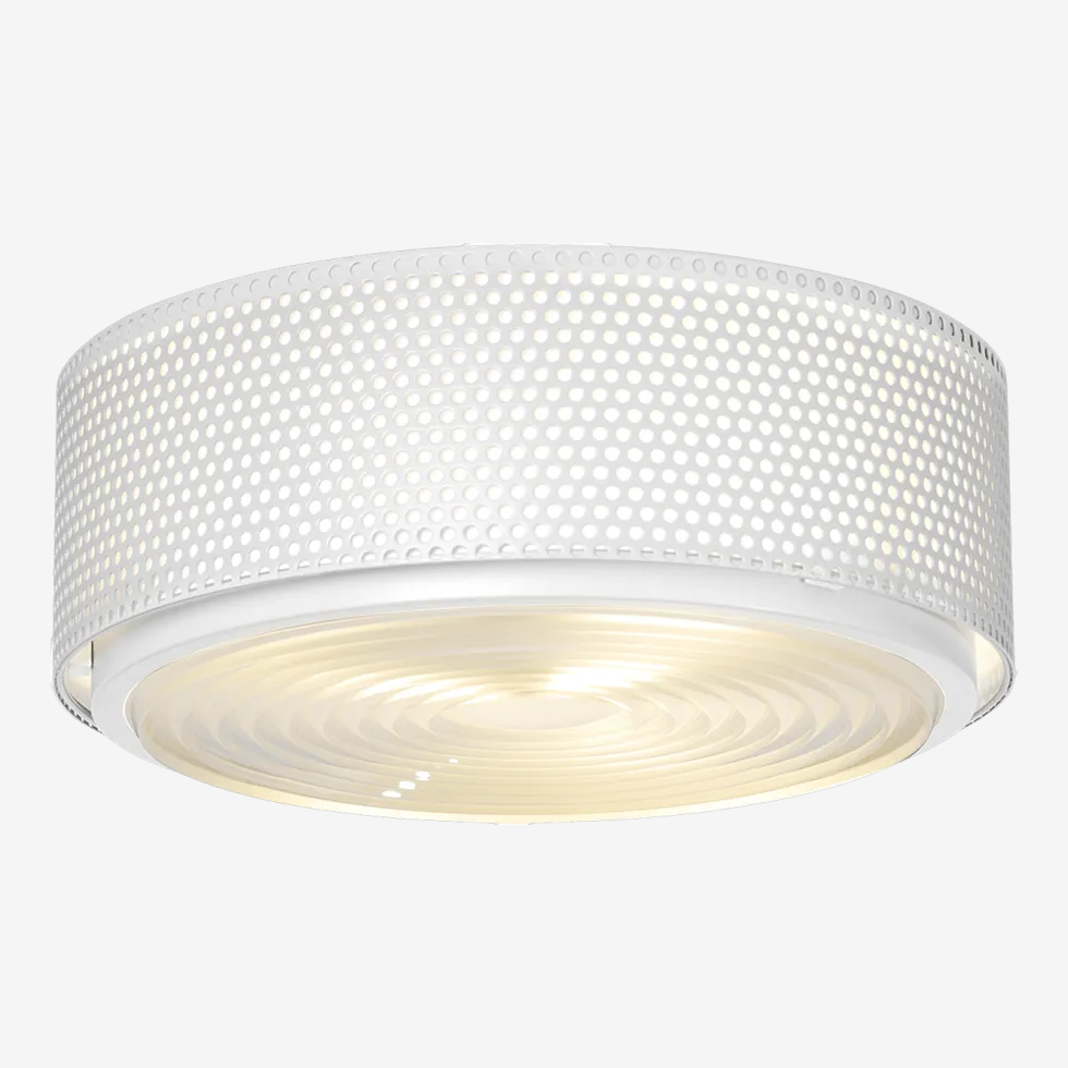 Plafonnier G13 Large Blanc Pierre Guariche - Sammode