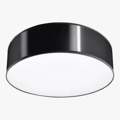 Plafonnier noir Atis 35 - Sollux