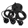 Plafonnier pour lampes suspendues - Noir - 3 pièces - Bazar Bizar