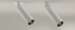 Plafonnier spot en métal blanc Lola - Panzeri