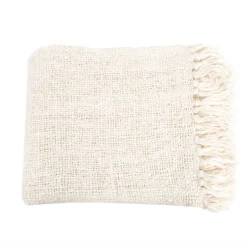 Plaid crème S'il Vous Plaid - Bazar Bizar