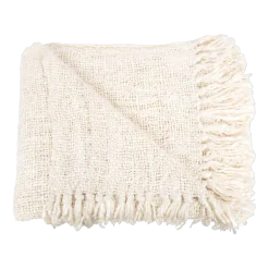 Plaid crème S'il Vous Plaid - Bazar Bizar