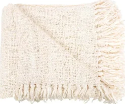 Plaid crème S'il Vous Plaid - Bazar Bizar
