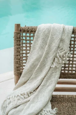 Plaid crème S'il Vous Plaid - Bazar Bizar