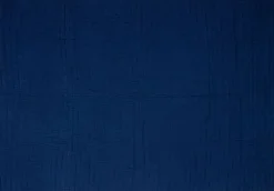 Plaid en coton bleu et vert foncé 140x200cm Pavilion - Hübsch