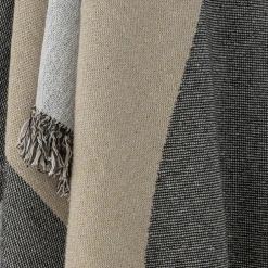 Plaid en coton recyclé naturel Tasja - Bloomingville